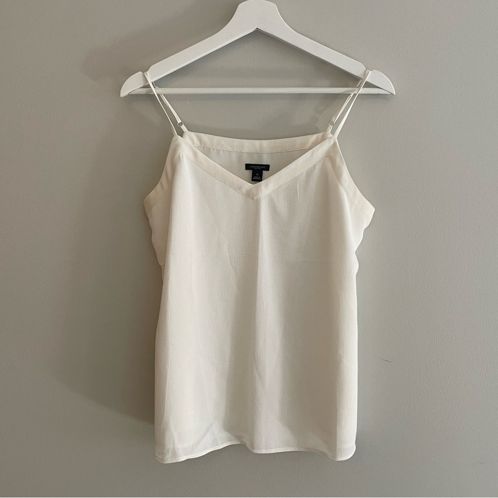 Ann Taylor Factory Spaghetti Strap Shell Tank